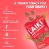 LAIKI Gluten Free Rice Crackers, Red Rice, Resealable 3.53 Ounce Bag view 4