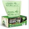 UNNI Compostable Trash Bags, 8 Gallon / 30 Liter, 50 Count, Extra Thick 0.85 mil Medium Kitchen Food Scrap Bin Liners, Certified by BPI, CMA & OK compost HOME, Meets the ASTM D6400 Standard view 1