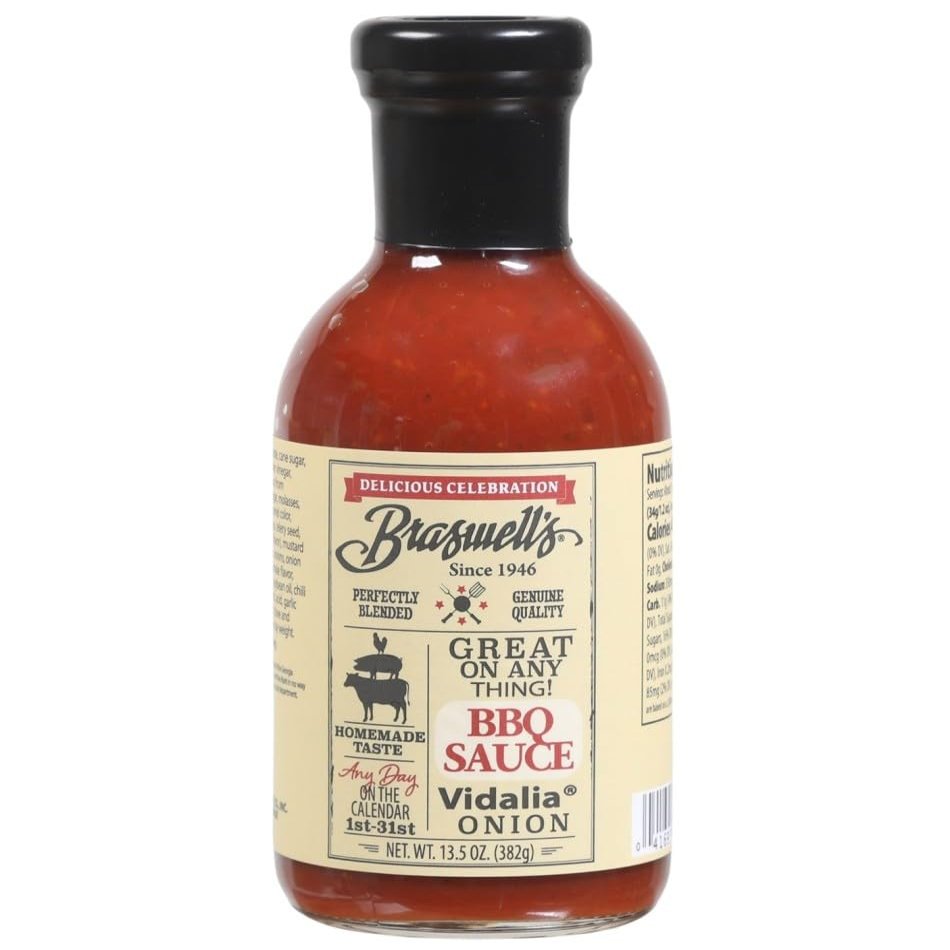 Braswells Gourmet Barbeque Sauce  Small-Batch, Renowned Specialty, Made in USA, Since 1946 (13.5 Ounce, Vidalia Onion)