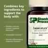 Standard Process Inc. Immuplex - Daily Immune Support Supplement with Folate, Iron, Vitamin C & Vitamin A - Mineral Supplement with Antioxidant Ingredients - 150 Capsules view 4