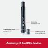 Accu-Chek FastClix Diabetes Lancing Device with 6 FastClix Lancets for Diabetic Blood Glucose Testing (Packaging May Vary) view 4