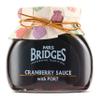 Mrs Bridges Cranberry Sauce with Port, Made in Scotland, 8oz Jar (Pack of 1) view 1