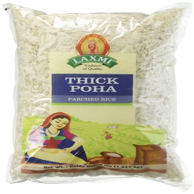 Laxmi Ready-To-Eat Flattened Thick Poha - 4lbs