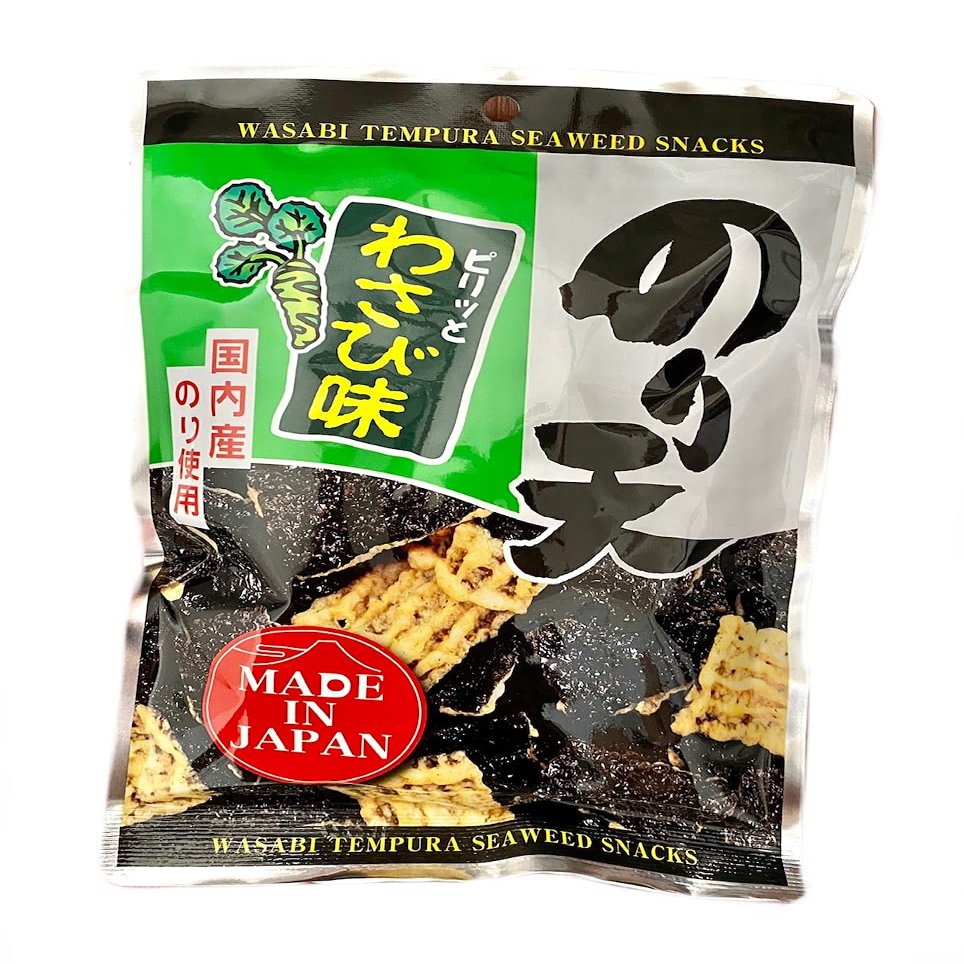 Arare Wasabi Tempura Seaweed Snacks 1.41 ounce (40g)