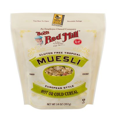 Bob's Red Mill Gluten Free Tropical Muesli, 14oz (Pack of 1) - Gluten Free, Non GMO, Whole Grain, Kosher