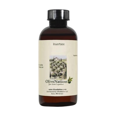 OliveNation Invertase, Natural Enzyme in Liquid Form for Candy Making, Non-GMO, Gluten Free, Kosher, Vegan - 4 ounces