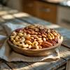 NUT CRAVINGS - Valentines Day Mixed Nuts Gift Basket in Red Gold Box (7 Assortments, 1 LB) Treats for Adults, Food Arrangement, Healthy Snack Care Package, Kosher view 4