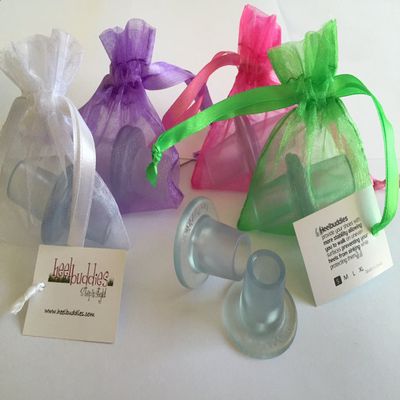 Heelbuddies Heel Protectors. Set of Three Sizes in Clear (S, M, L)