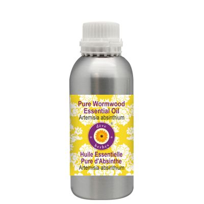 Deve Herbes Pure Wormwood Essential Oil (Artemisia Absinthium) Steam Distilled 1250ml (42 oz)