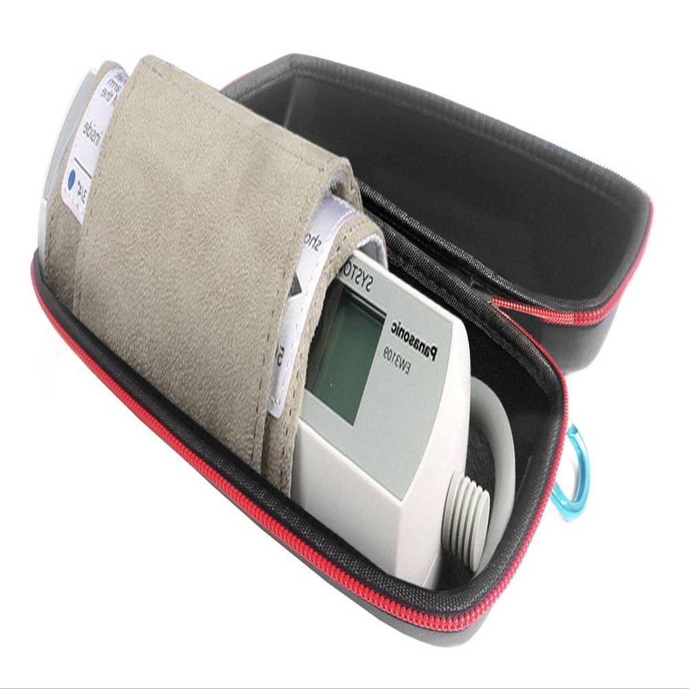FitSand Hard Case Compatible for Panasonic EW3109W Portable Upper Arm Blood Pressure Monitor