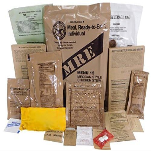 Genuine Military MRE Meal with Inspection Date September 2017 or Newer (Cheese tortellini)