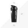 Best Body Nutrition Eiwei Shaker 700ml, Black Steel view 2