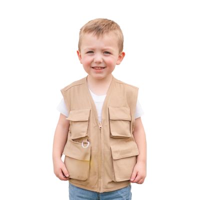 Fun and Function - Weighted Explorers Vest - Safari Style Weighted Vest for Kids with Sensory Needs - For Boys, Girls & Toddlers - X-Large