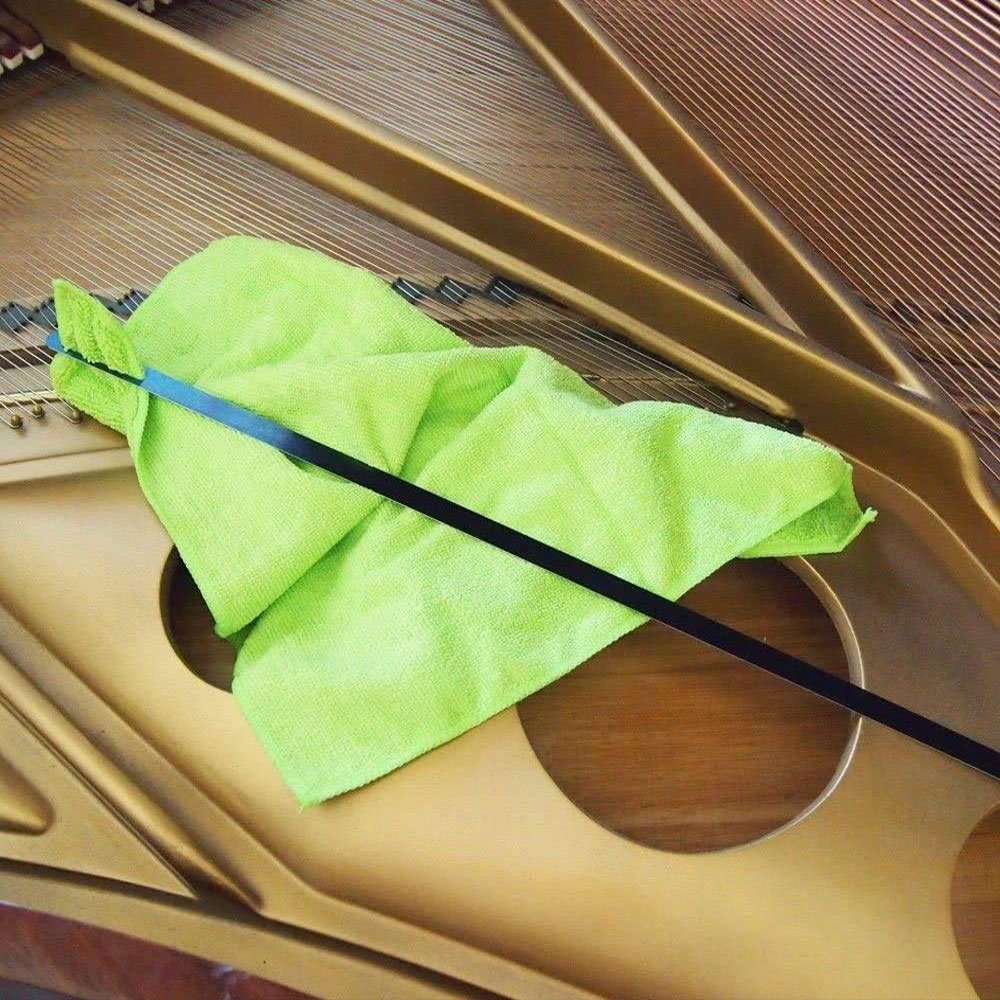 Grand Piano Soundboard Cleaning Tool With Microfiber Dusting Cloth