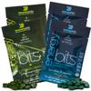 ENERGYbits/RECOVERYbits - Organic Spirulina & Chlorella Tablets - Single Serving Sample Packs - Algae Superfood - High Protein, Chlorophyll - Self Care - Vegan, Keto, Gluten Free - 4 Bags, 30/Bag view 1