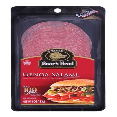 Boars Head, Slice Genoa Bh, 4 Ounce