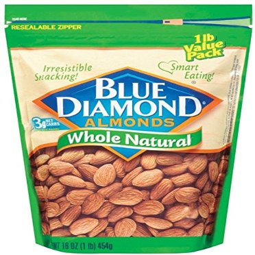 Blue Diamond Whole Natural Almonds (Pack of 2)2