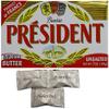 (pack of 15) President Imported Unsalted Butter,7oz (199g). Includes HolanDeli Chocolate Mints. view 1