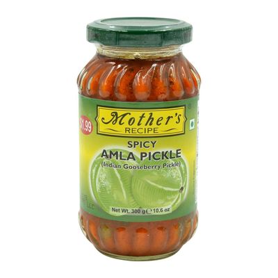 Mother's Recipe Spicy Amla Indian Gooseberry) Pickle - 300 Grams