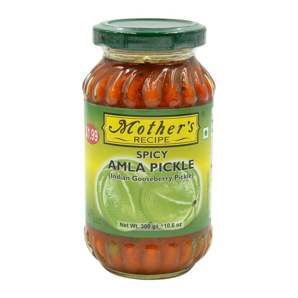 Mother's Recipe Spicy Amla Indian Gooseberry) Pickle - 300 Grams