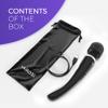Yarosi Curve Therapeutic Device - 8 Powerful Speeds and 20 Patterns - for Muscle Aches and Sports Recovery - Rechargeable - Travel Friendly - Black view 4