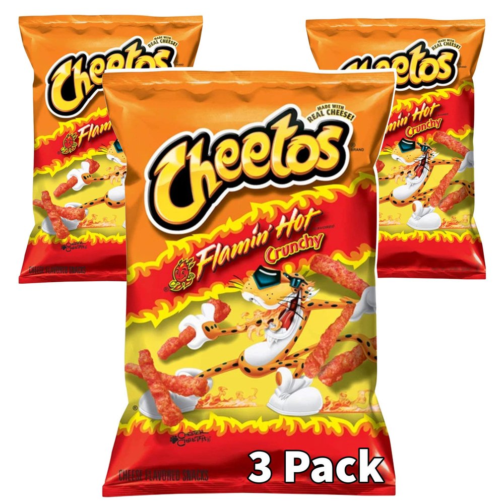 Cheetos Crunchy Jalapeno Flavored Snacks, 8.5oz Bags (Pack of 3)