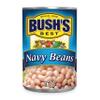 BUSH'S BEST 16 oz Canned Navy Beans, Source of Plant Based Protein and Fiber, Low Fat, Gluten Free view 1