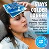 Perfect Remedy 2-Pack Gel Ice Packs for Injuries - Reusable, Soft & Flexible Hot & Cold Compress, Soothing Aid for Sprains, Strains, Soreness conditions, Alternative to Hot Water Bottles (Blue, Large) view 3