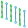 OptiWand 6 Pack Small Soft Contact Lens Removal & Insertion Tool - Silicone Rubber Soft Lens Inserter & Remover Device with Pincher End & Finger Grips - Safe & Easy on Eyes, Travel Size 1.75" view 1