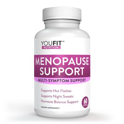 YouFit Nutrition Menopause Relief Capsules for Women - Natural Menopause Supplements for Women - Complete Day and Night Menopause Support - Reduces Hot Flashes, Stress, Night Sweats - 30 Servings