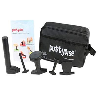 Cando Puttycise Therapy Set of 5 with Carry Bag and Manual