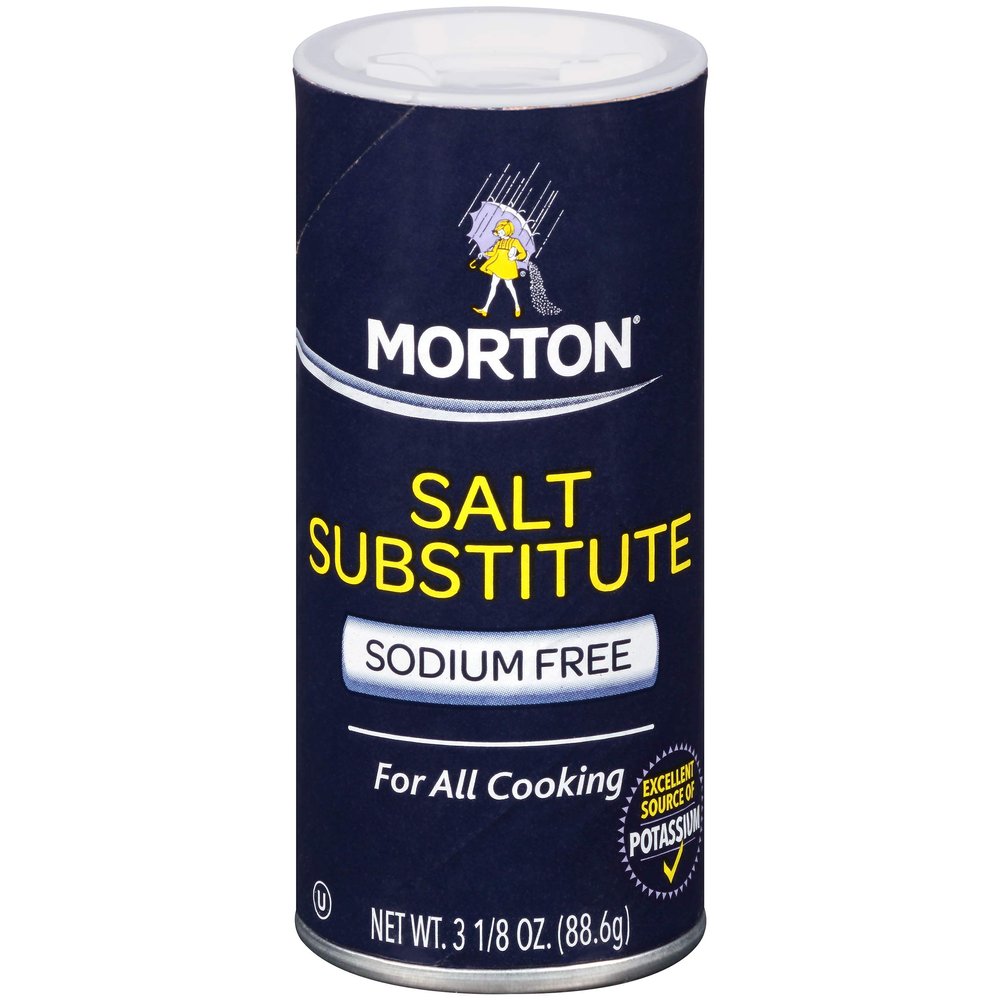 Morton Salt Substitute, Sodium Free, 3.12 Ounce