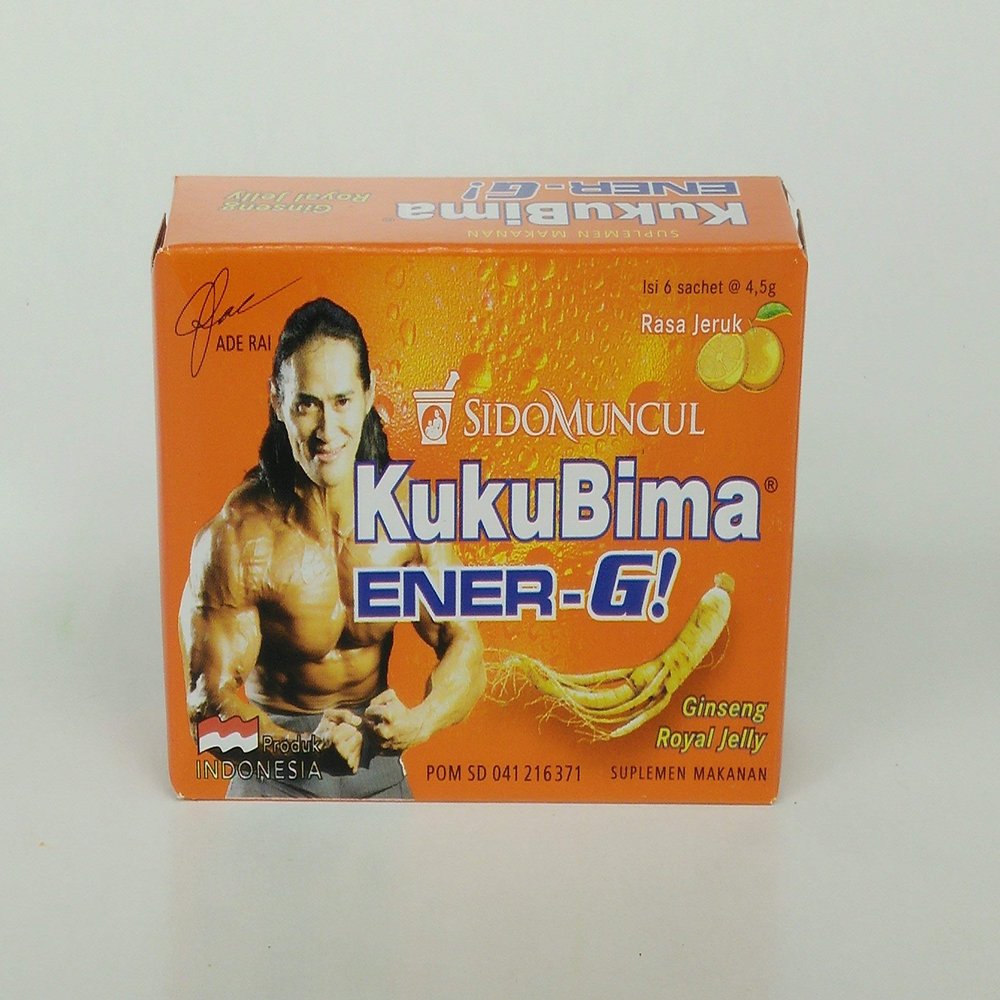 Sido Muncul Kuku Bima Ener-G! Energy Drink Powder (Orange)