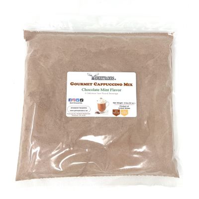 Yankee Traders Brand Chocolate Mint Instant Cappuccino Mix, 2 Lb (Make Hot or Iced or Frozen)