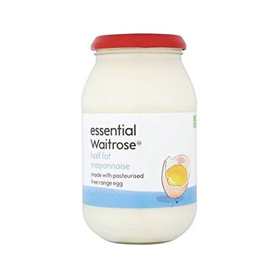 Half Fat Mayonnaise essential Waitrose 500ml - Pack of 2
