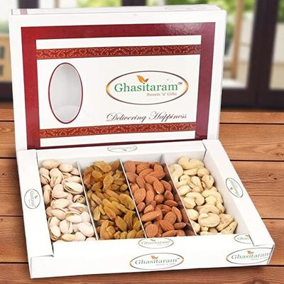 Ghasitaram Gifts Bhaidooj Dry Fruits Box, 400 g
