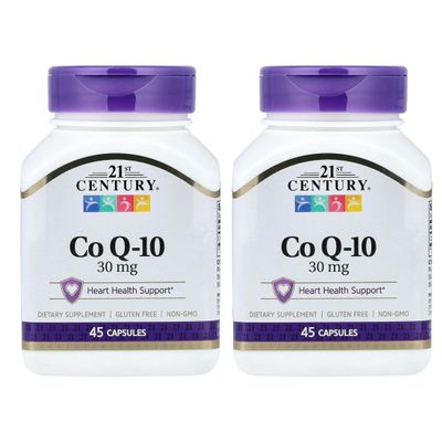 21st Century, CoQ10, 30 mg, 45 Capsules - 2pc