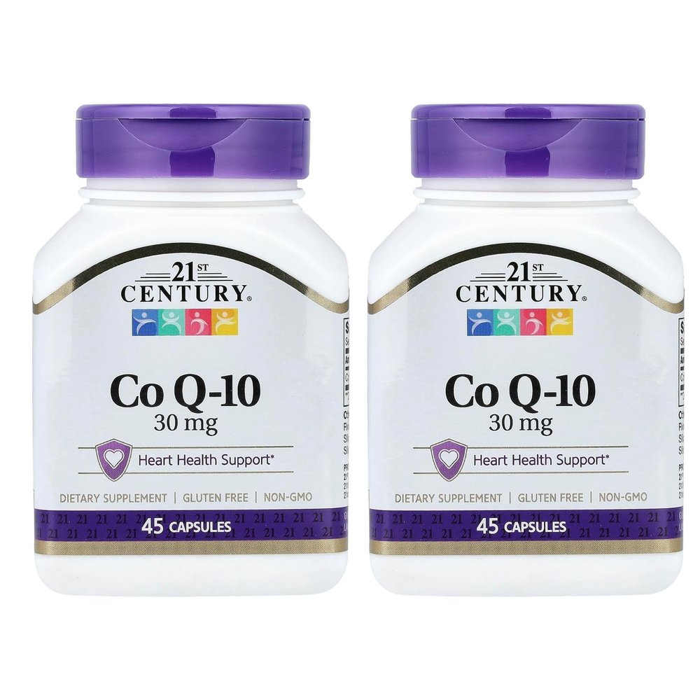 21st Century, CoQ10, 30 mg, 45 Capsules - 2pc