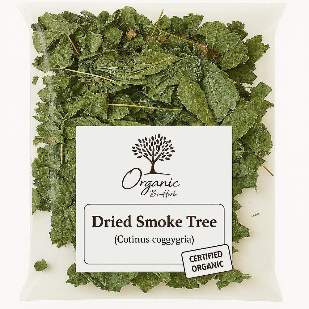 Organic Bio Herbs-Dried Smoke Tree All-Natural, Premium Quality Smoke Bush (Cotinus) Sustainable, Eco-Friendly, Non-GMO, Perfect for Herbal Use (4 Oz)