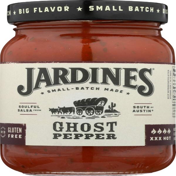 7J Ranch Ghost Pepper Salsa, 16 Ounce -- 6 per case. by Jardine's