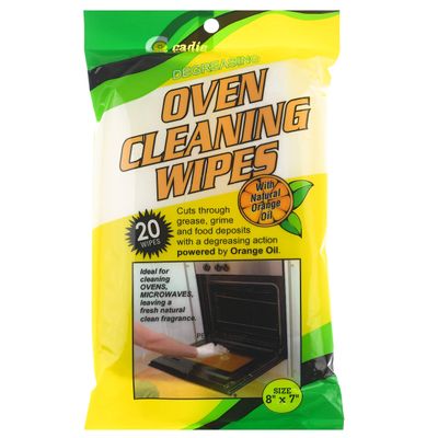 Cadie Degreasing Oven Cleaning Wipes 20 Wipes