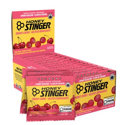 Honey Stinger Organic Energy Chews, Cherry Blossom, 1.8 Ounce (Pack of 12)