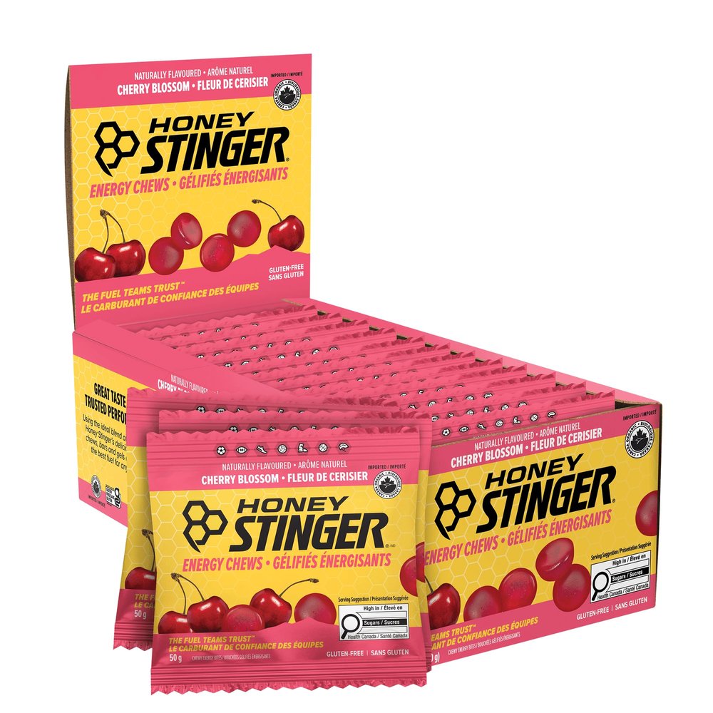 Honey Stinger Organic Energy Chews, Cherry Blossom, 1.8 Ounce (Pack of 12)