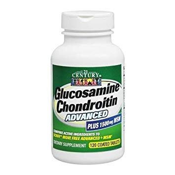 21St Century Glucosamine Chondroitin Advanced with Msm - 120 Tablets (Pack of 4)