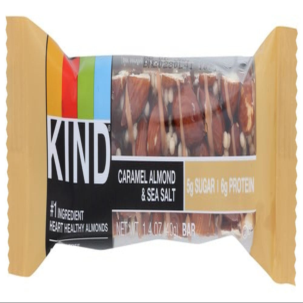 KIND Nuts & Spices iUdrA Bars, Caramel Almond and Sea Salt, 36 Count MWYEd