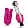 CarbonKlean Peeps Eyeglass Lens Cleaner - Efficient and Durable Carbon Microfiber Technology - Exclusively Used by NASA - 500 Uses (Soft Touch Pink) view 1