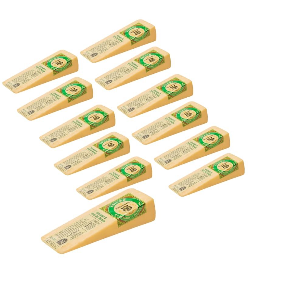 Sartori Reserve Rosemary and Olive Oil Asiago Cheese Wedge, 5 Ounce -- 12 per case.