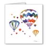 DJ Rogers Fine Art Hot Air Balloons - Set of 10 Watercolor Note Cards With Envelopes view 1