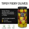 Tipsy Green Olives Stuffed with Turkish Peppers, Lemon, & Pimento - Trio of Colossal Cocktail Olives with Liquor for Bloody Mary Condiments, Martini Stuffed - Sable & Rosenfeld - 5 oz (Pack of 3) view 3