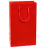 Gloss Laminated Gift Bags - Red Gloss Gift Bags Cub Bulk 8x4x10" (100 Bags) - Wraps-GTCBRE view 1